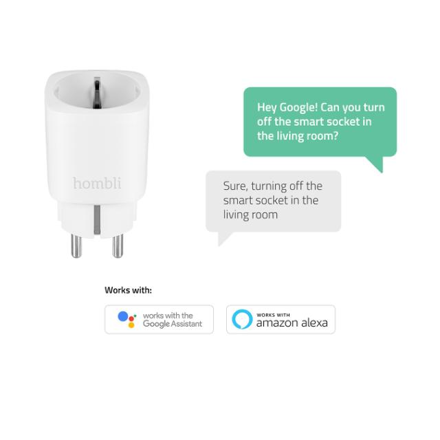 Hombli Smart Socket (EU), White