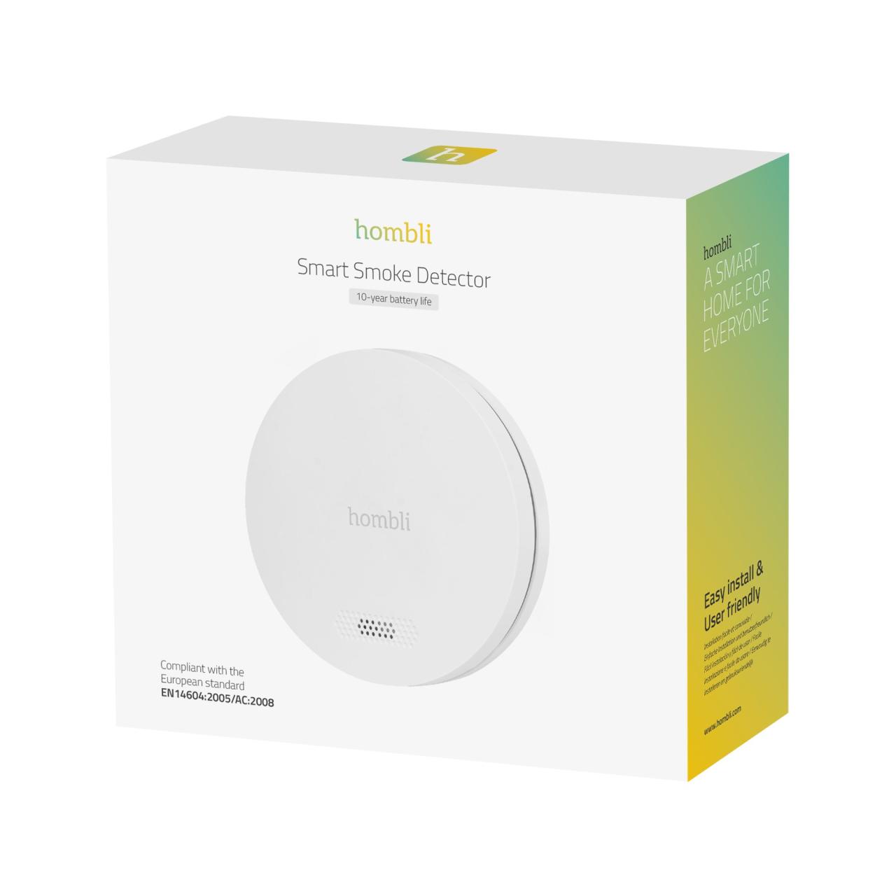 Hombli Smart Smoke Detector, White