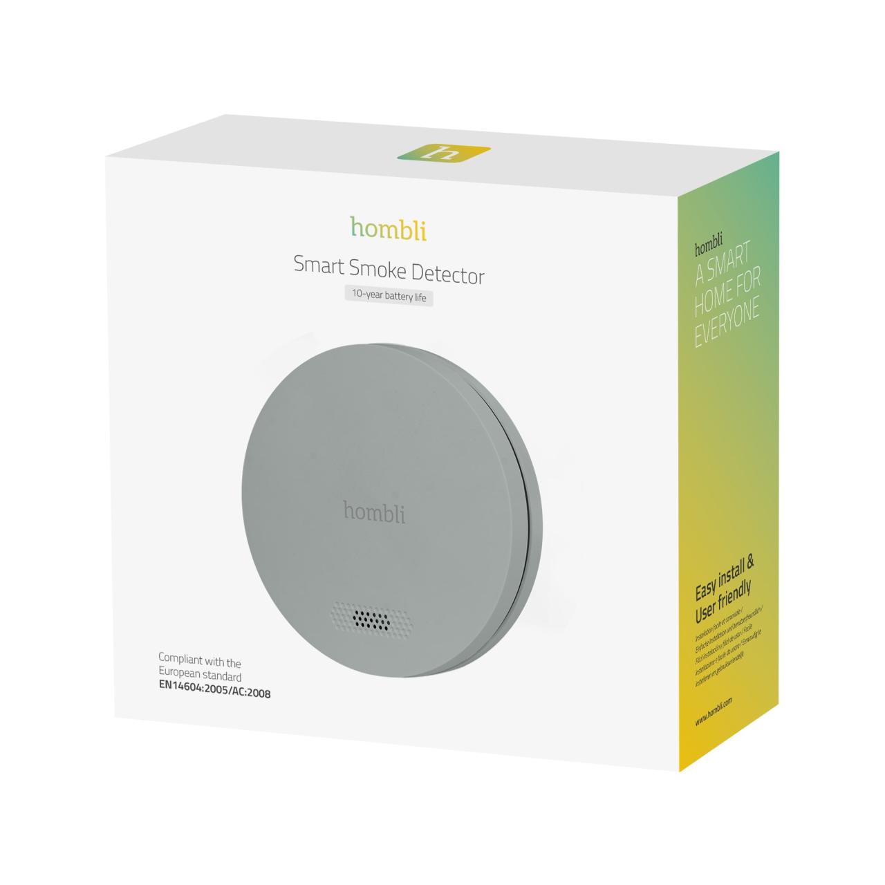 Hombli Smart Smoke Detector, Grey