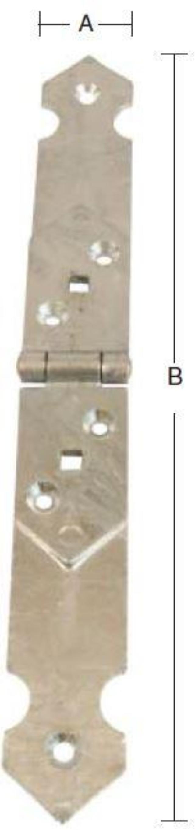 BLADHÆNGSEL 38X305 MM Varmforzinket -