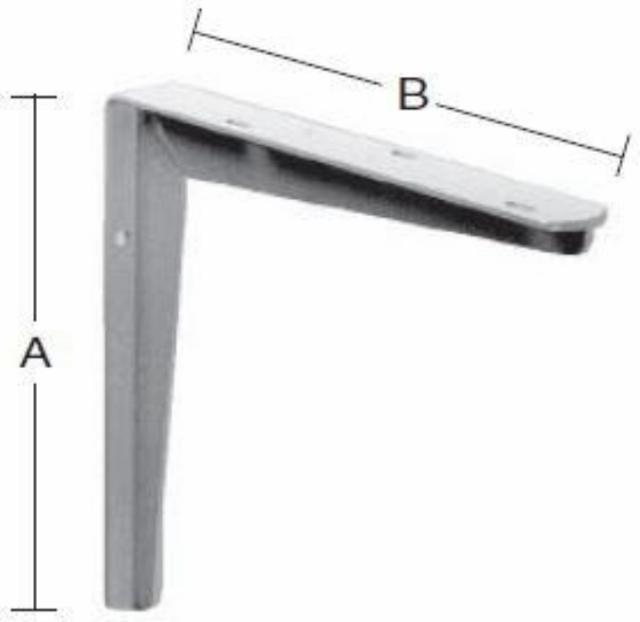 BORDBÆRING 300X300 MM Varmforzinket -