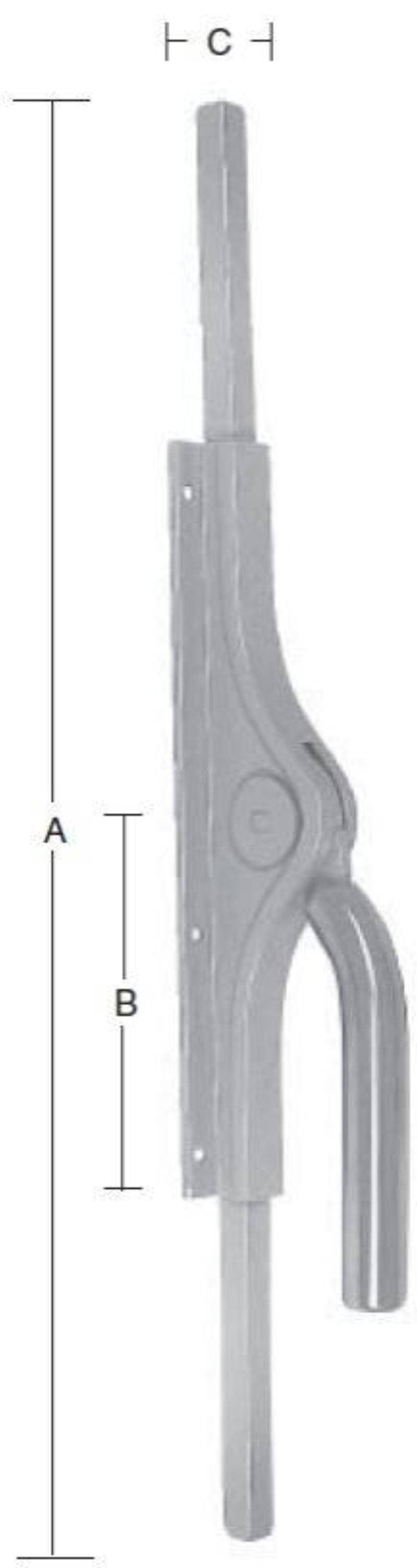 PASKVIL 2250 MM Fosfateret Hvid -