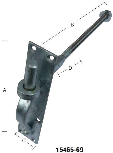 PLADESKRUESTABEL 13 MM Varmforzinket -