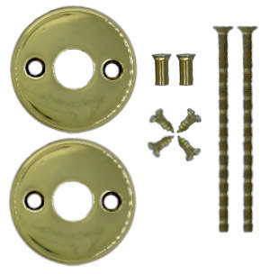 Rosetter 1780 Messing Poleret Uden lak CC30 Ø50 ø15