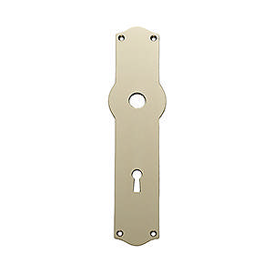 Langskilte L41 u/roset GN cc72 Messing Poleret Uden lak Ø15 215x41x3mm