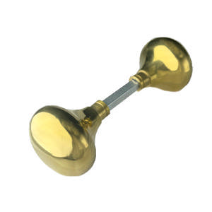 Kugledørgreb 6860 Messing Poleret Uden lak 60mm