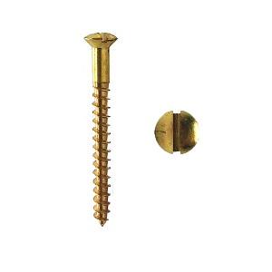 Messingskrue DIN 95 Linse Hoved Lige M   1,6 x 8mm