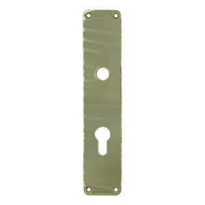 Langskilt L45 G PZ cc72 Messing Poleret Uden lak Ø15 220x45x2mm