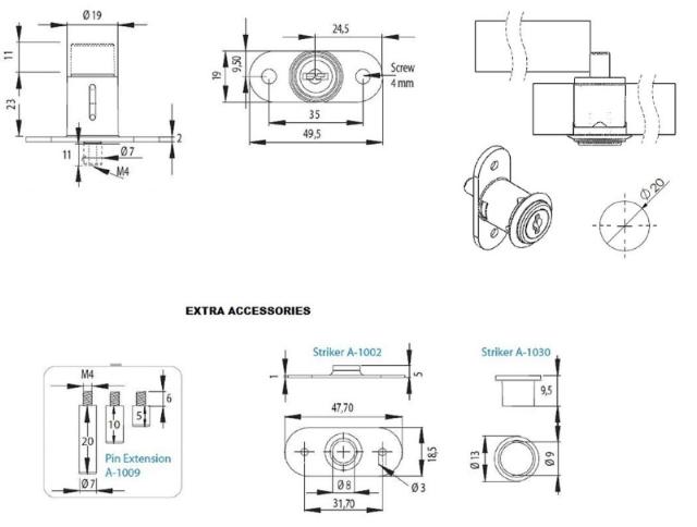 Siso tryklås x-1003 enslukkende